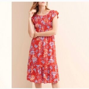 anthropologie Lost And Wander Always On Vacay Dress Sz S